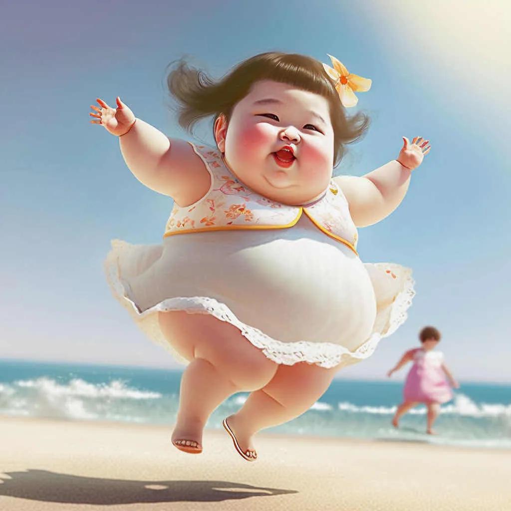 生气又可爱的小胖妞头像真人,小胖妞微信头像卡通