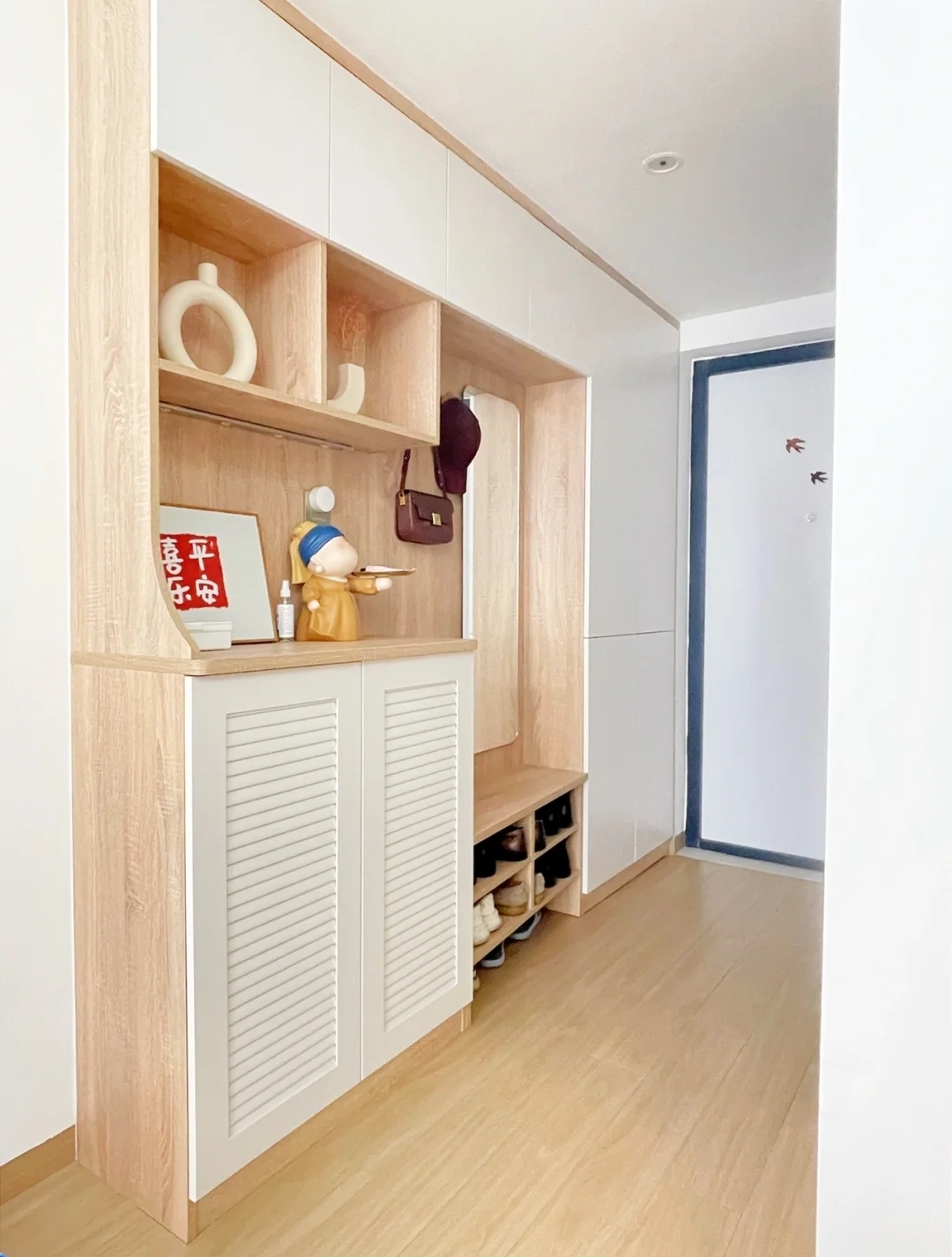 全屋原木风太高级了,原木风格装修75平米