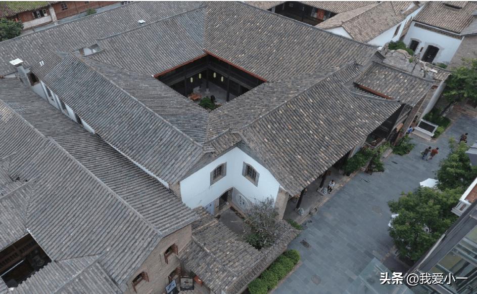 云南昆明古建筑群图,云南省昆明市官渡古镇古建筑