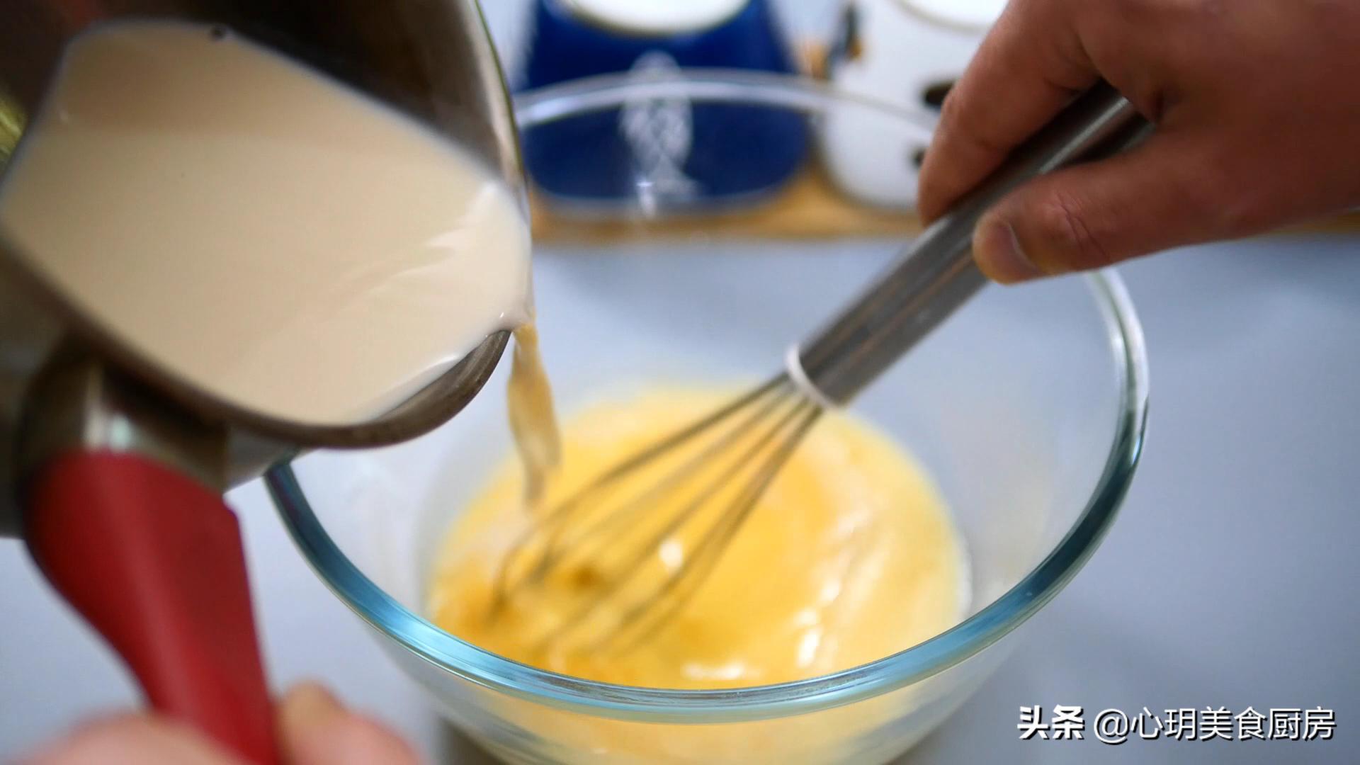 一瓶牛奶两个鸡蛋，教你在家自制焦糖布丁，孩子说：比吃豆腐还嫩