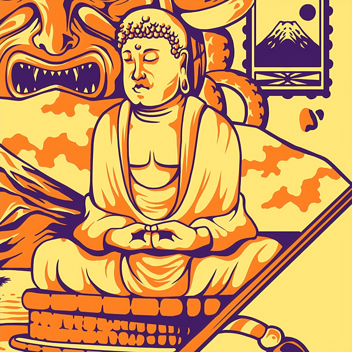 【插画欣赏】这样的潮流T袖插画，好想买！