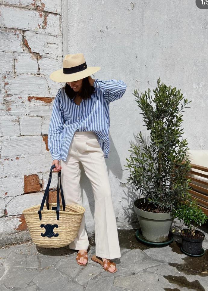 白衬衣在秋冬要怎么穿才时髦呢,宽松垂直感白衬衣怎么穿出高级感