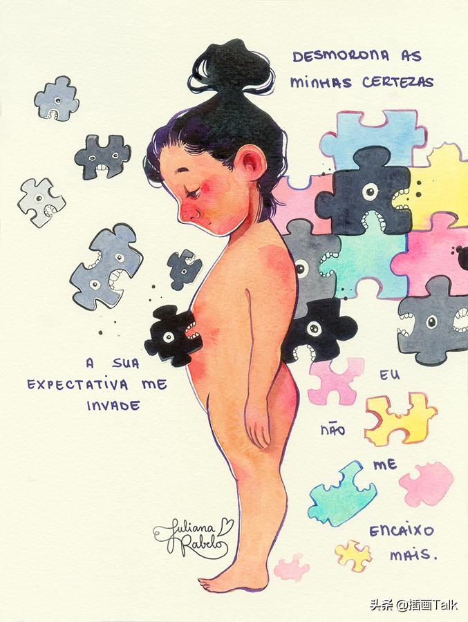 巴西插画师jaza动物插画系列,巴西插画师jaza的动物系列