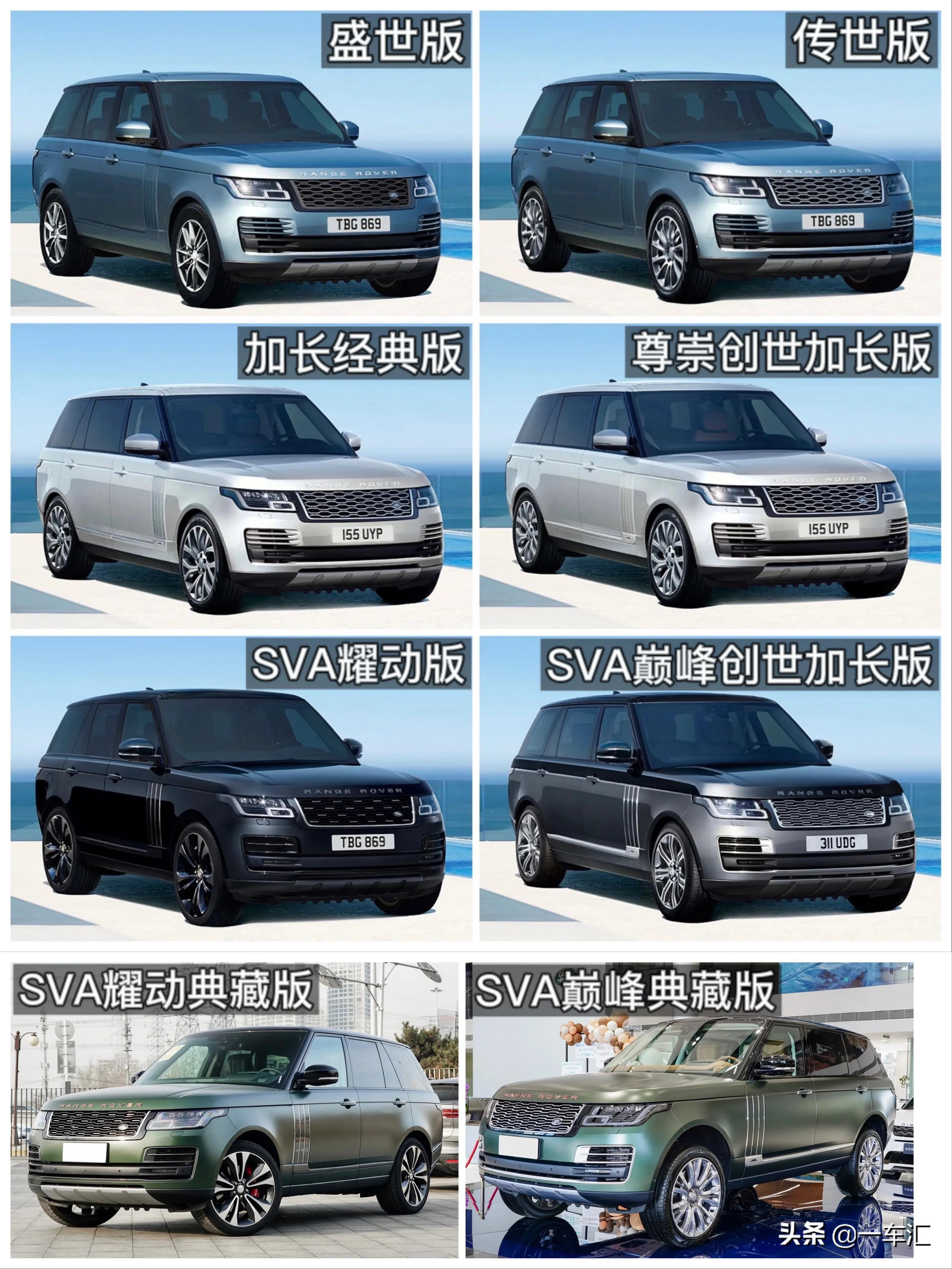 2022款路虎揽胜配置详解,2022款路虎揽胜都有哪些配置