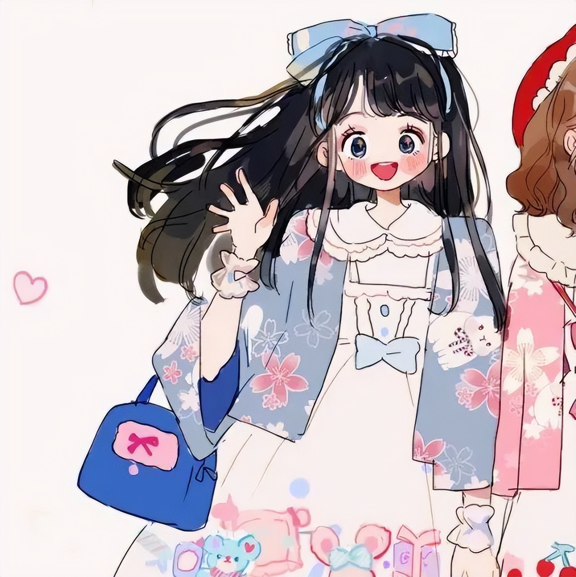 又是闺蜜头像又是情侣头像,小红书女生头像闺蜜头像