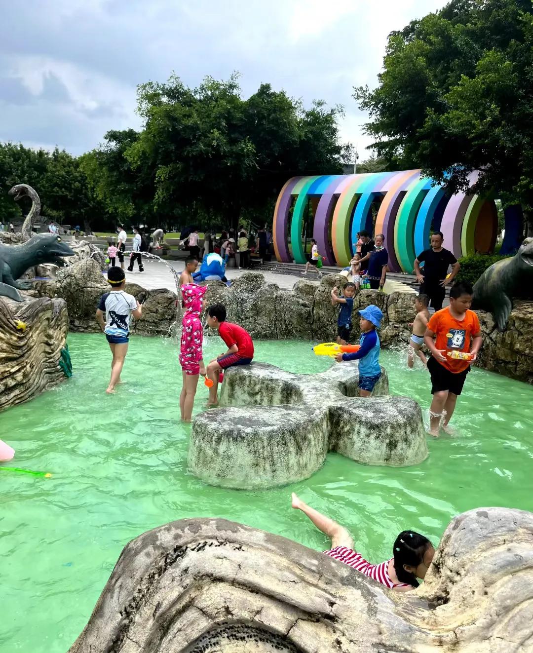广州儿童免费玩水公园,广州市儿童公园游玩攻略