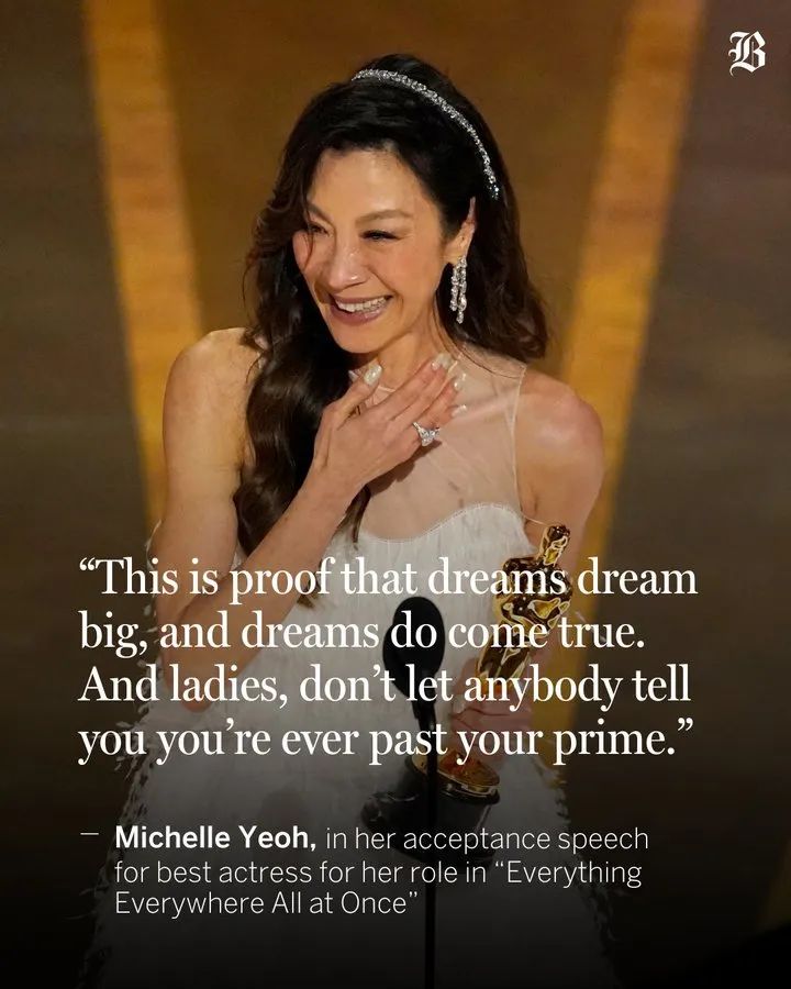 杨紫琼获金球奖最佳女主角,杨紫琼成奥斯卡史上首位华裔影后