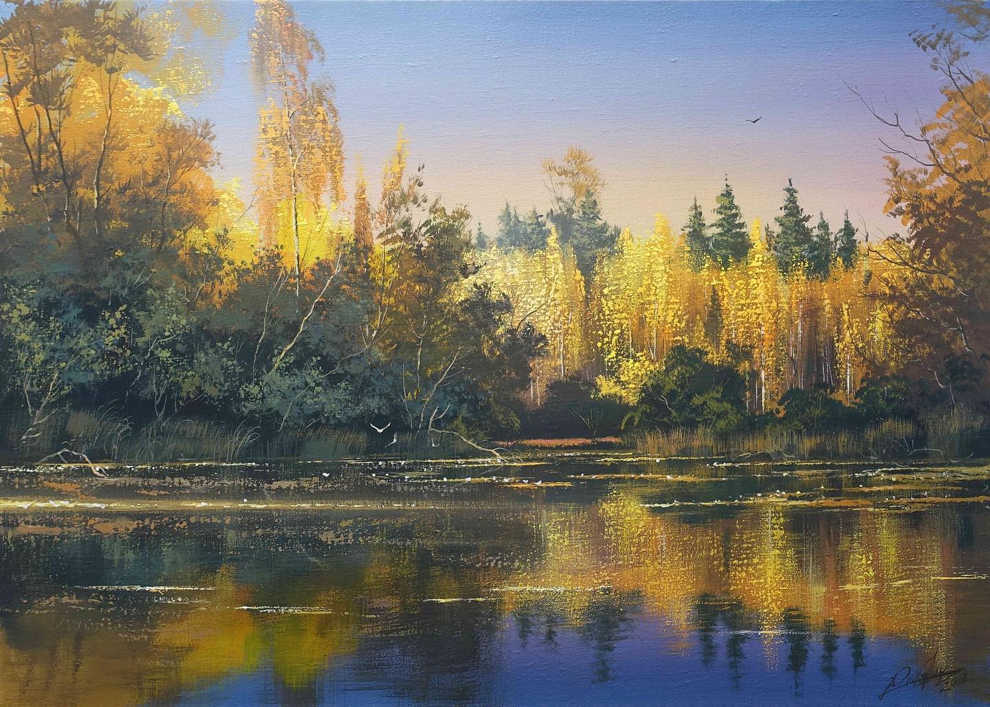 画家维克多风景画图片,维克多丙烯风景画颜料