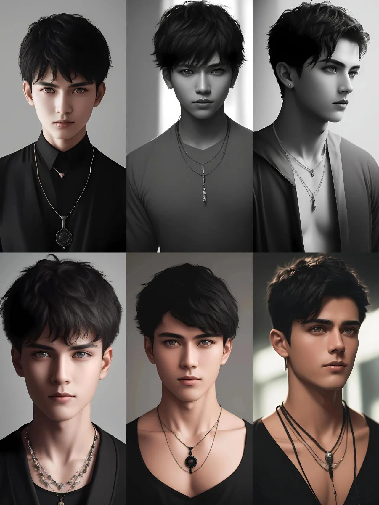 黑发男生头像帅气阳光高冷,黑发帅气男生真人头像