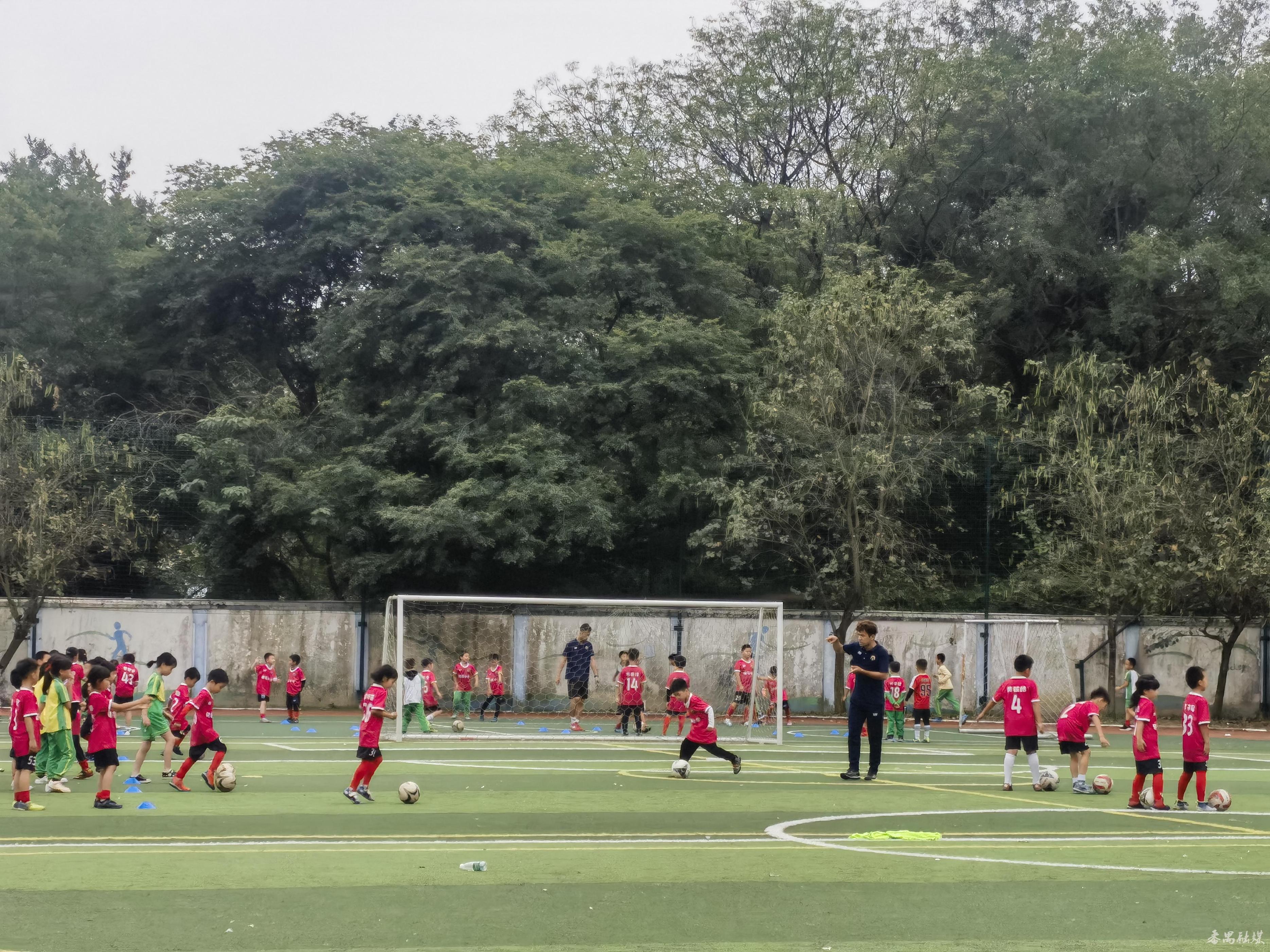 校园风采展示小学一年级,足球校园展现魅力
