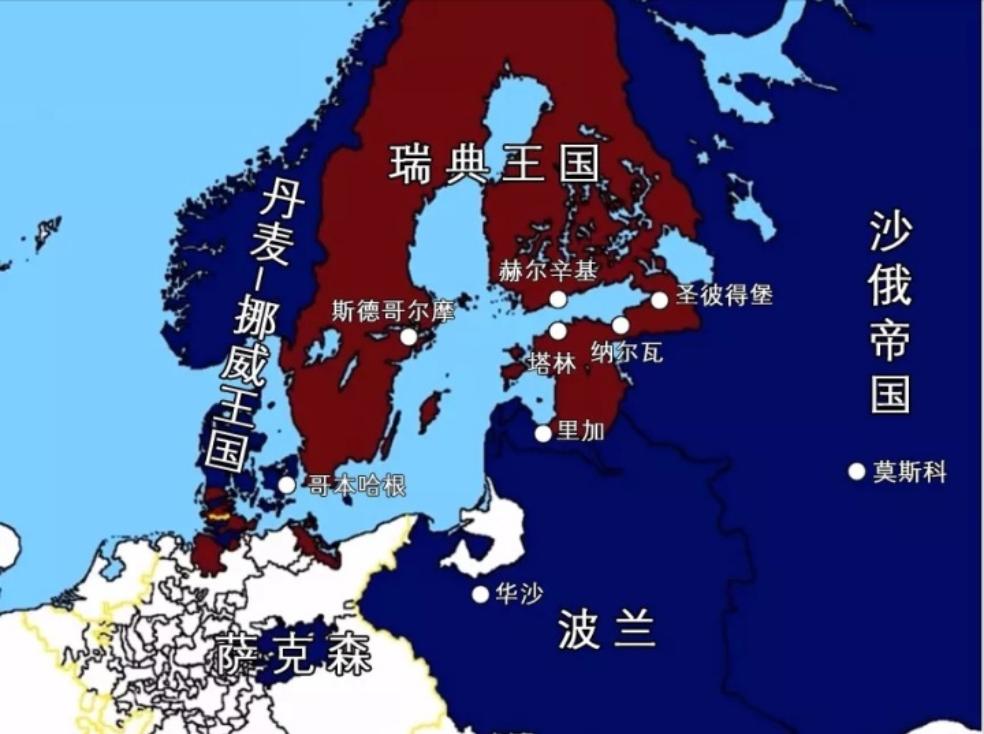 历史上俄罗斯和日本战争,俄瑞战争