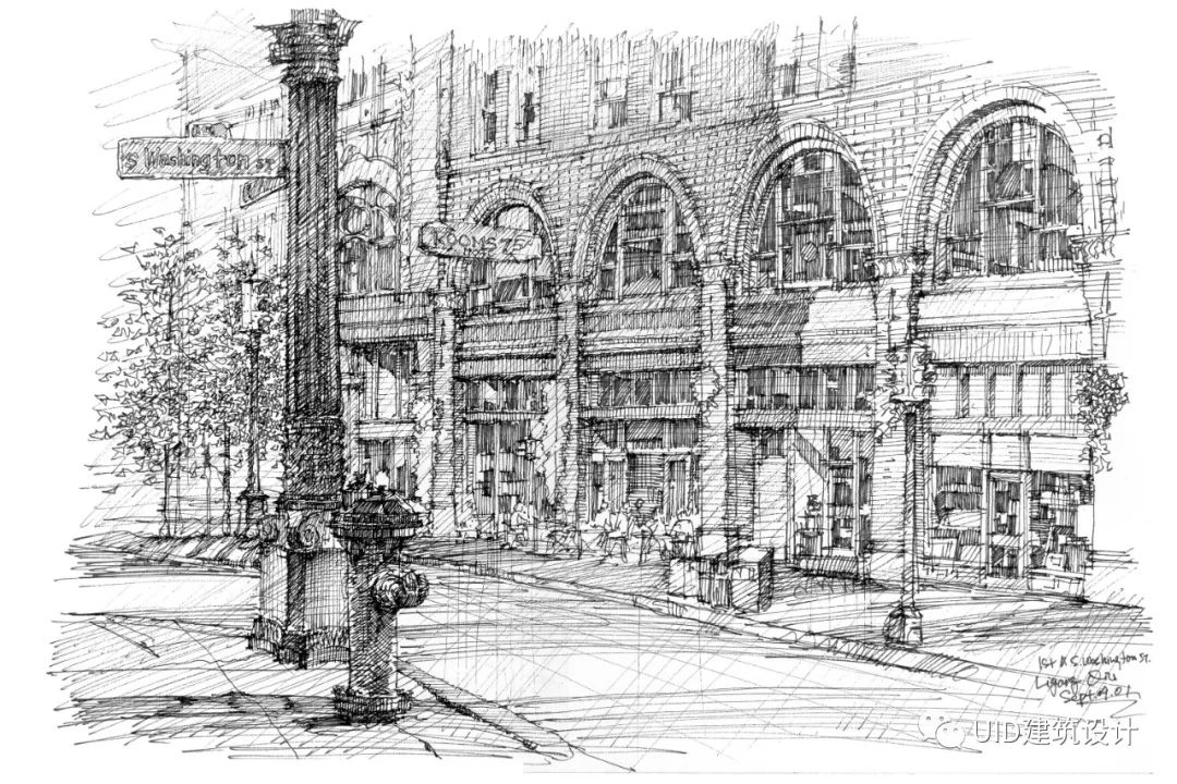 埃及旅游手绘,丹麦旅游手绘图