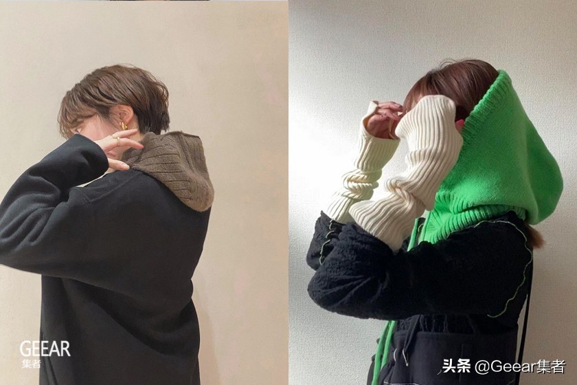 这款“围巾＋帽子＋耳罩”的头套，正在攻占韩国女生Ins