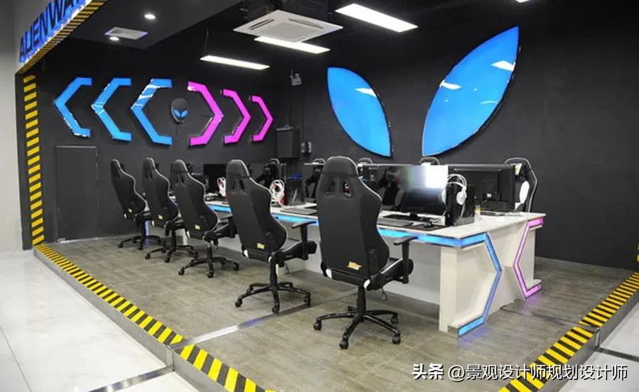 最好的网吧设计图,网咖设计全套案例