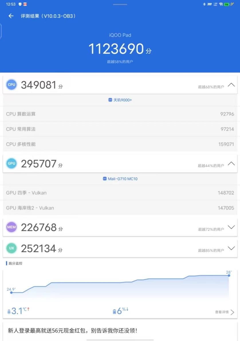 目前最强安卓平板,iQOOPad评测,爱奇艺、游戏、生产力终可兼得