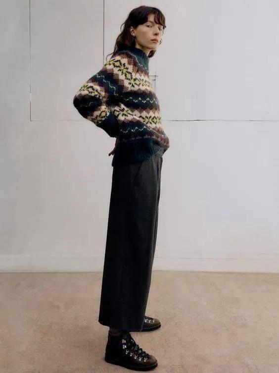 2018年最时髦的毛衣款式,2019年流行穿什么款式的毛衣