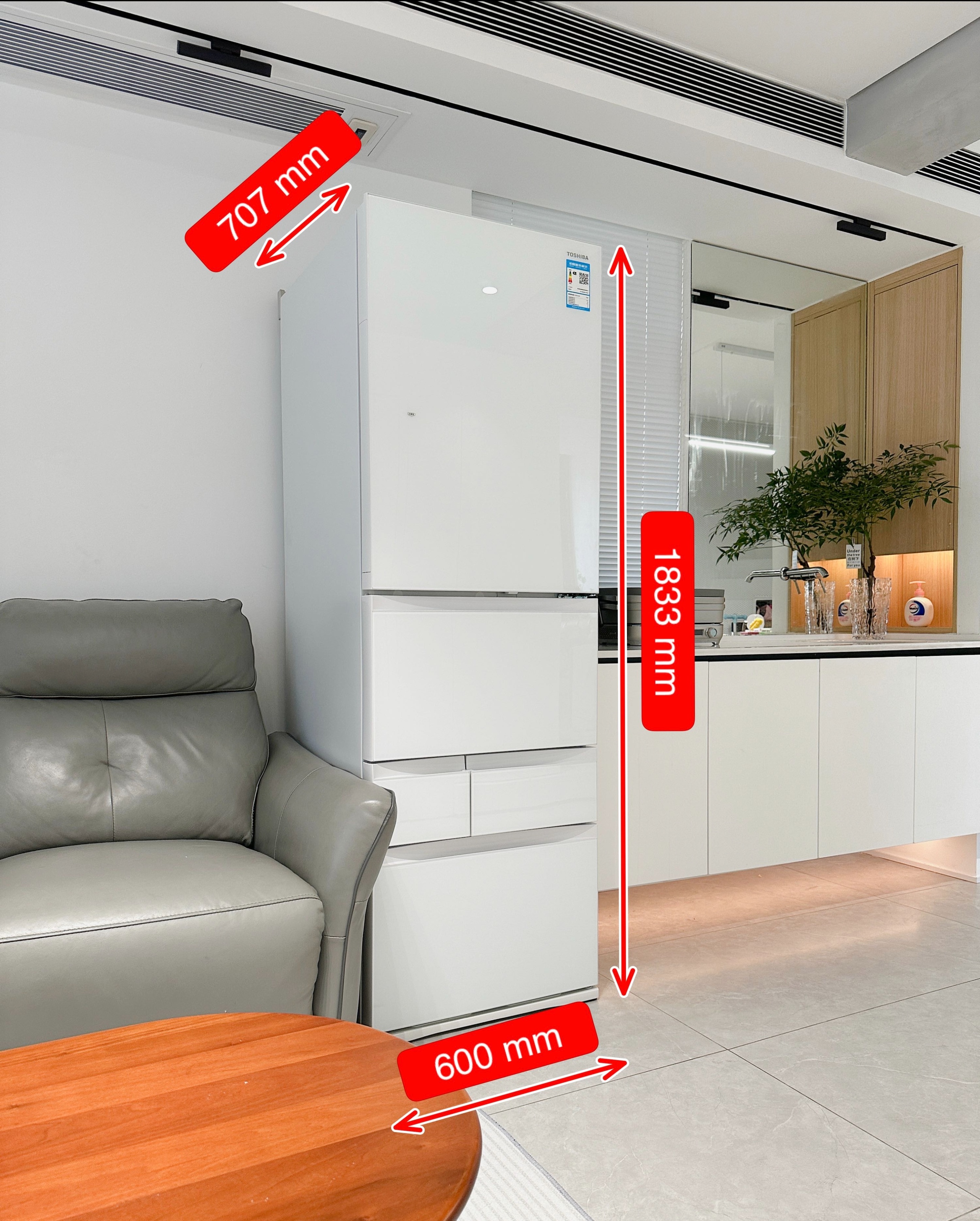 极简家配晴空白色冰箱真的yyds！皮薄馅大超好用