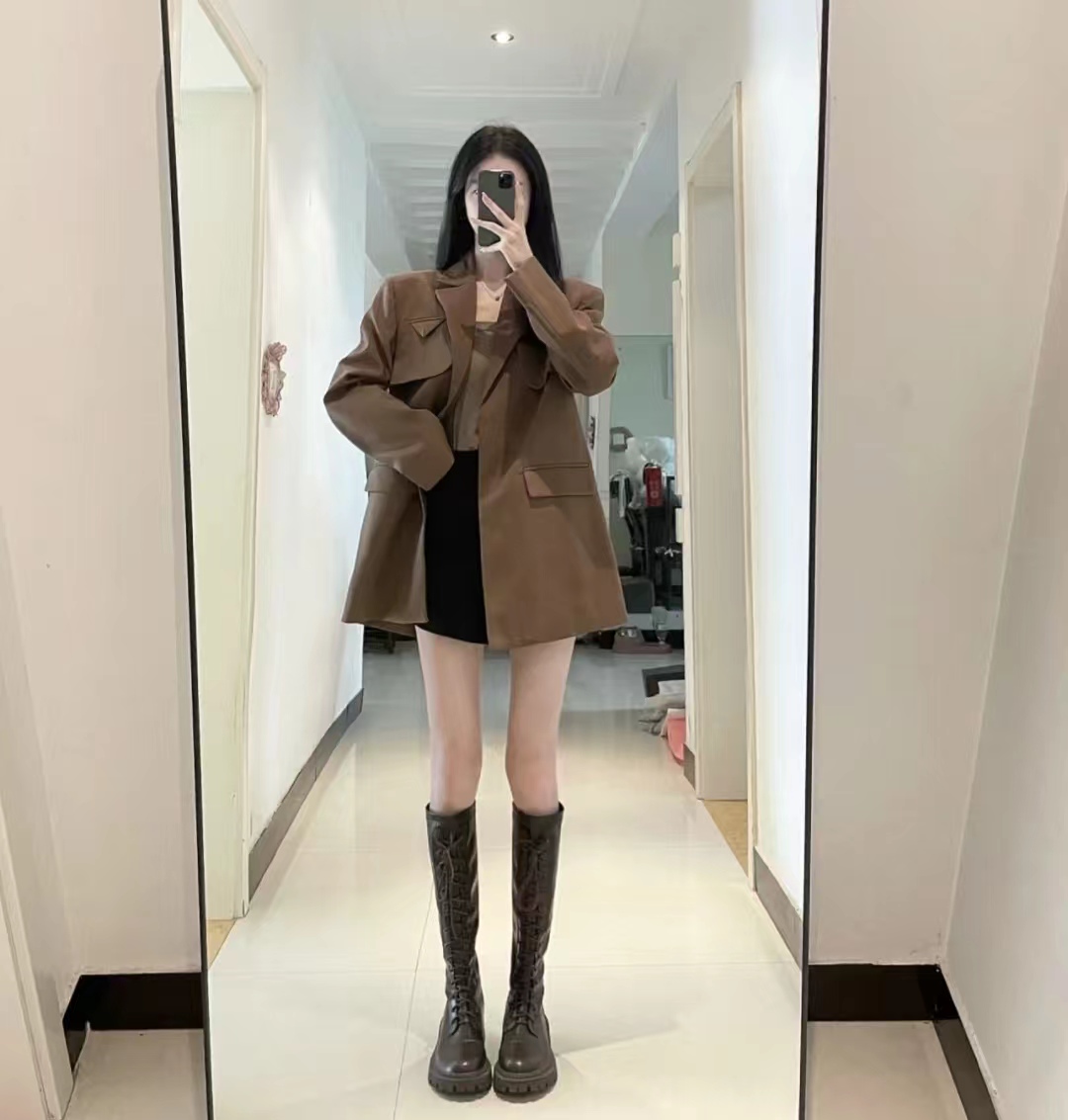 显高又显瘦的长筒靴,显瘦百搭又好看长筒宽靴