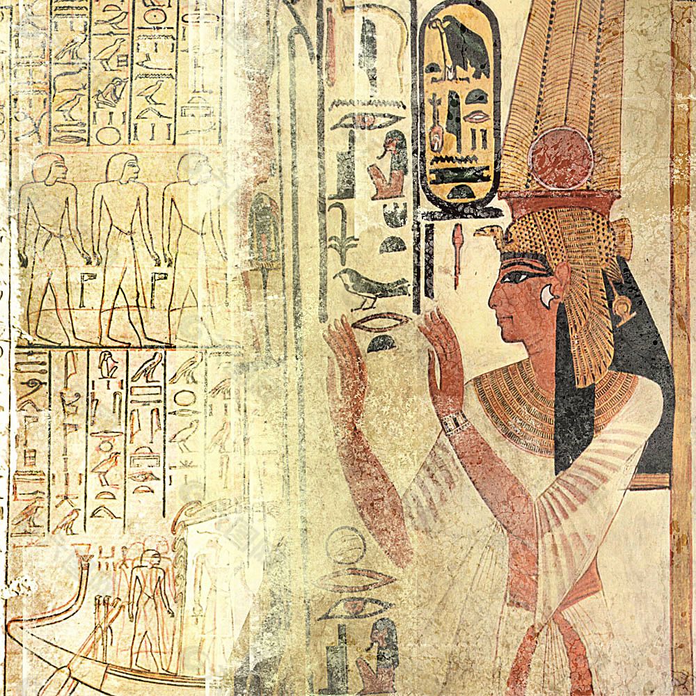 象形文字古埃及,古埃及壁画上都有哪些文字