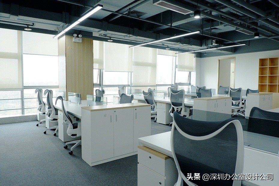 深圳大气装修办公室风格,南山区简约办公室装修设计