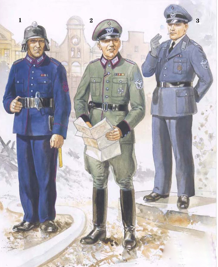 二战德国警察图册,二战德国部队图册大全