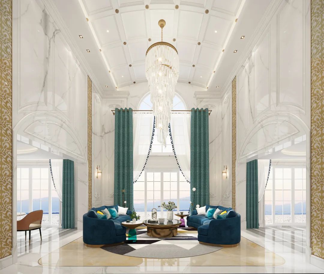 别墅挑空客厅怎么介绍,挑空客厅豪宅