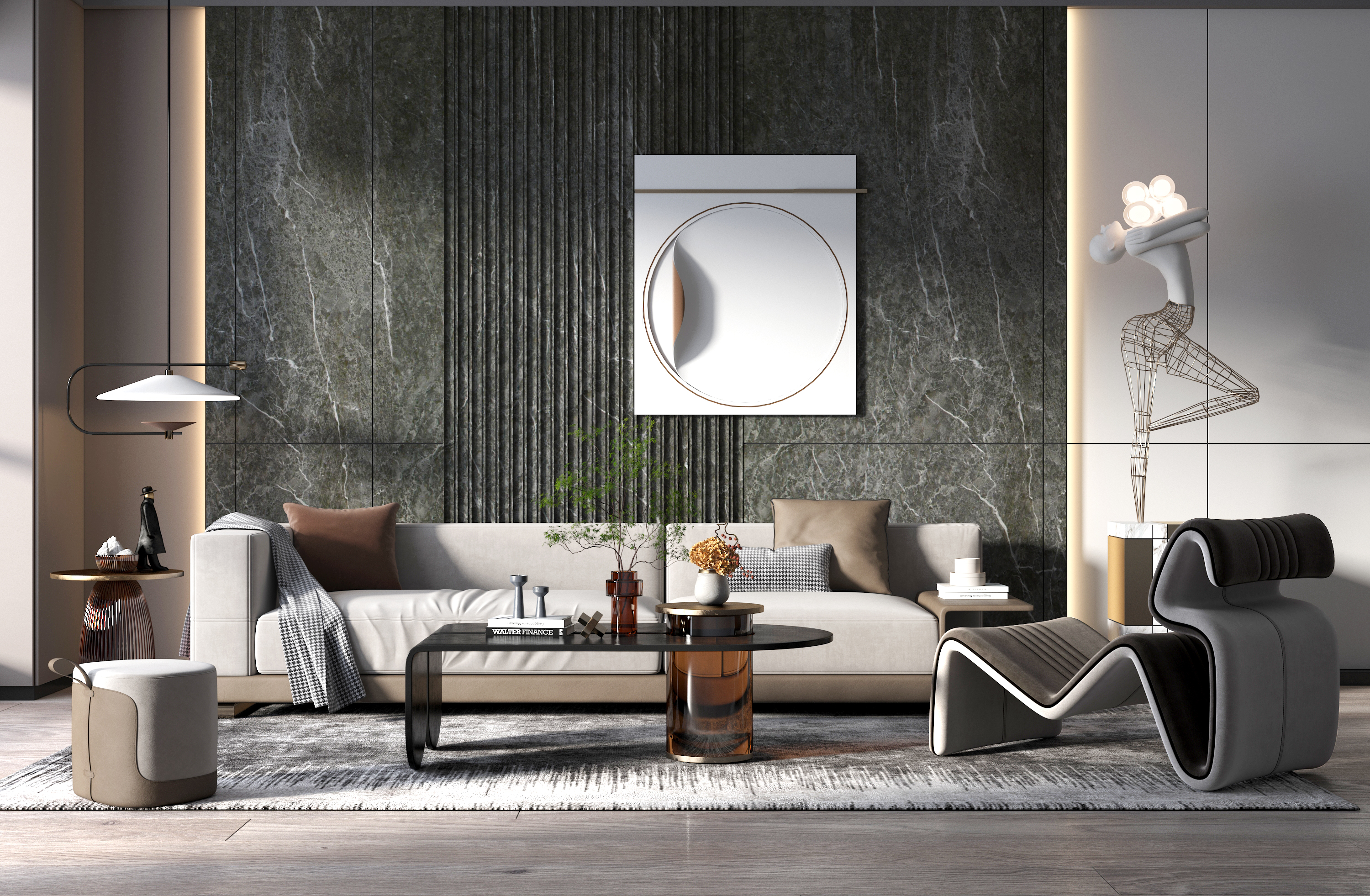 黑白设计风格用什么大理石,室内设计必知大理石