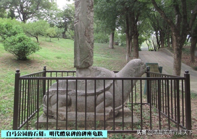 白马公园白马石刻朝代,公园石刻精品欣赏