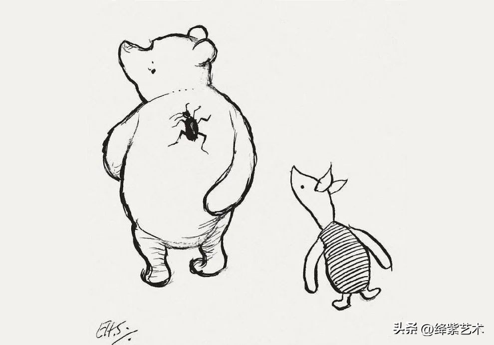 “爷青回”系列，一组罕见的小熊维尼原画，引起无数人共鸣