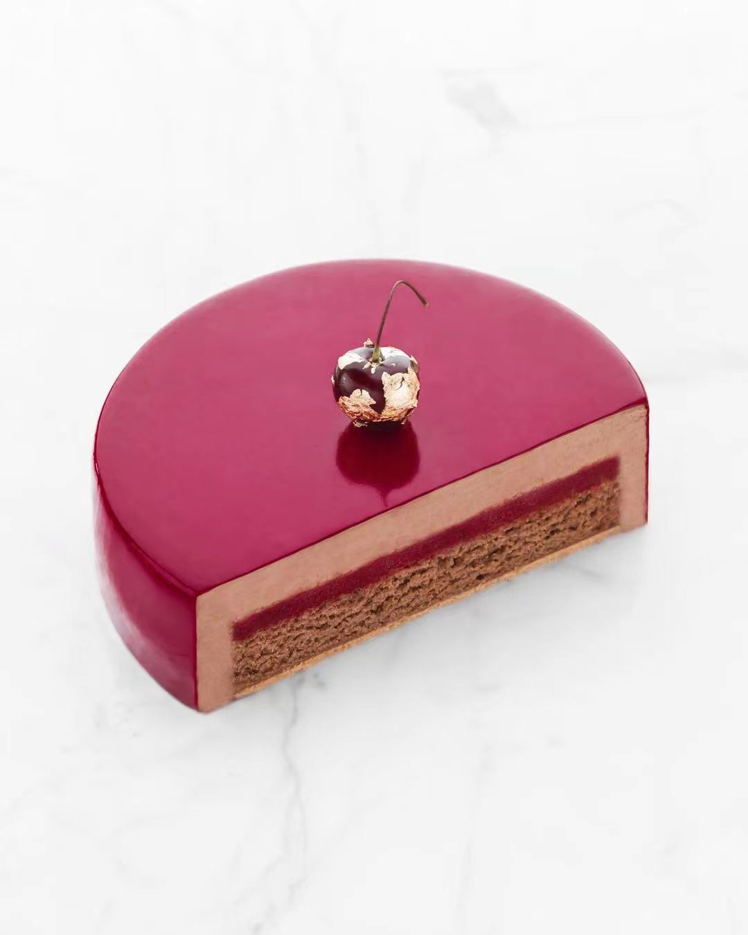 蛋糕切面,蛋糕两层夹心切面图片