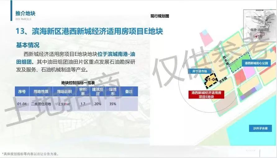 滨城推介5宗土地,老虎滩地块土拍