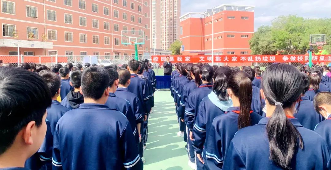 垃圾不落地校园更美丽倡议的内容,兰州市成功小学