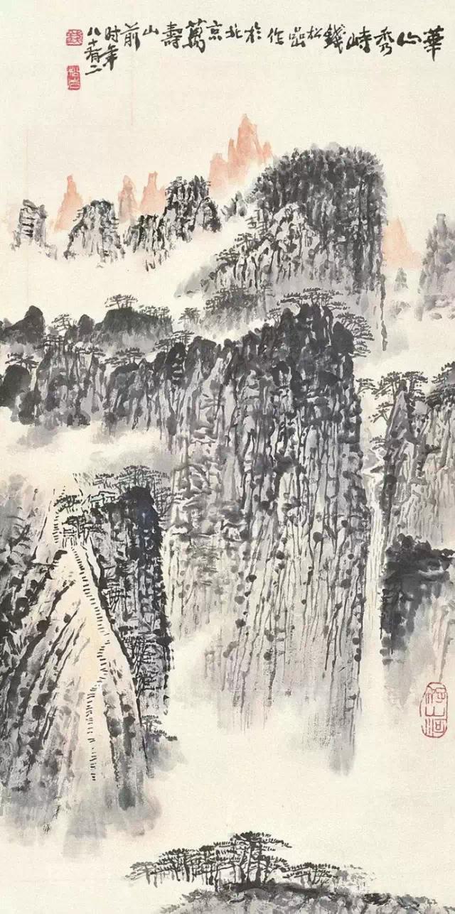 金陵山水画名画欣赏,金陵五大家诗意山水画欣赏
