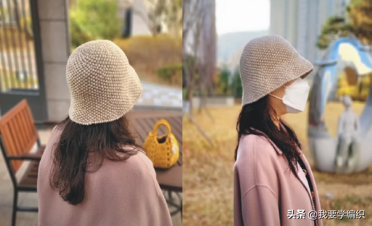 自己动手编帽子教程细绳,自己钩织帽子教程