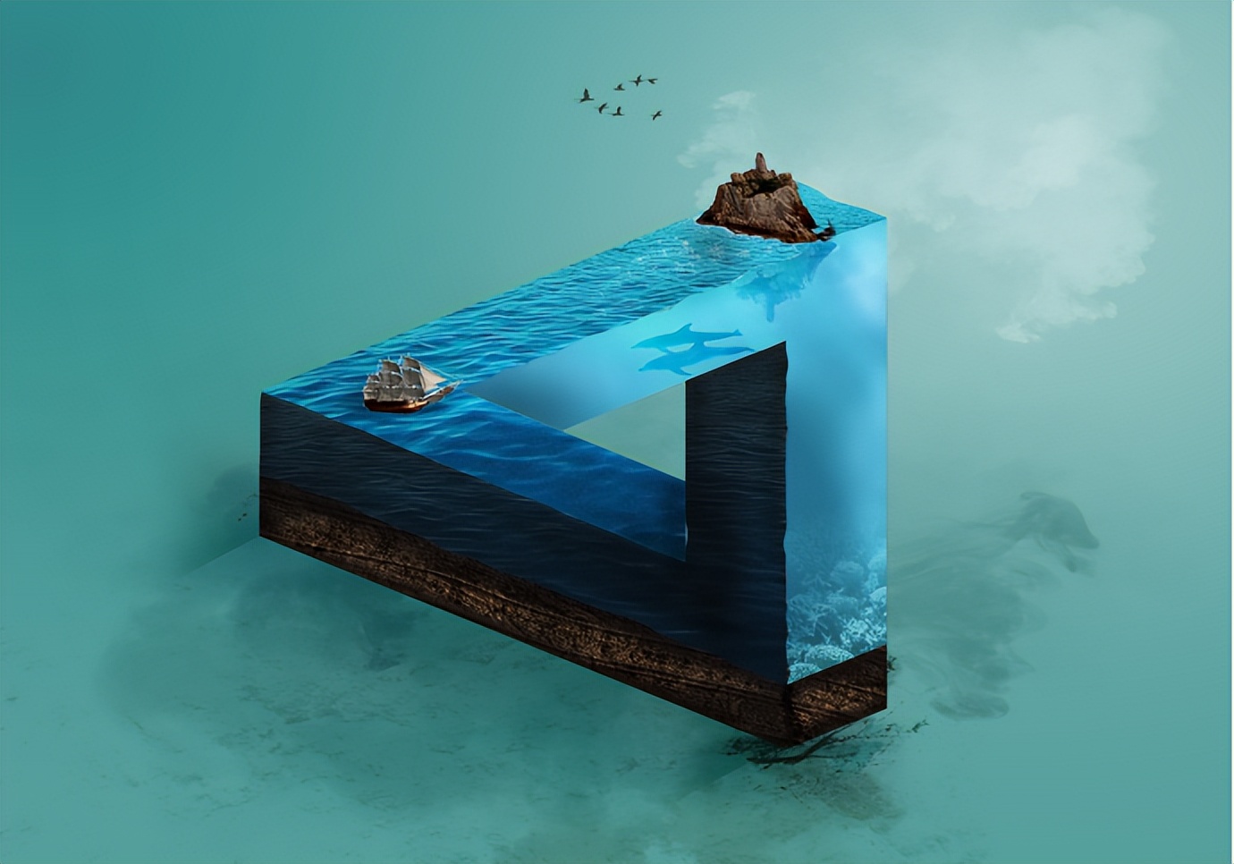 我鼻子呢？我怎么看不见了？