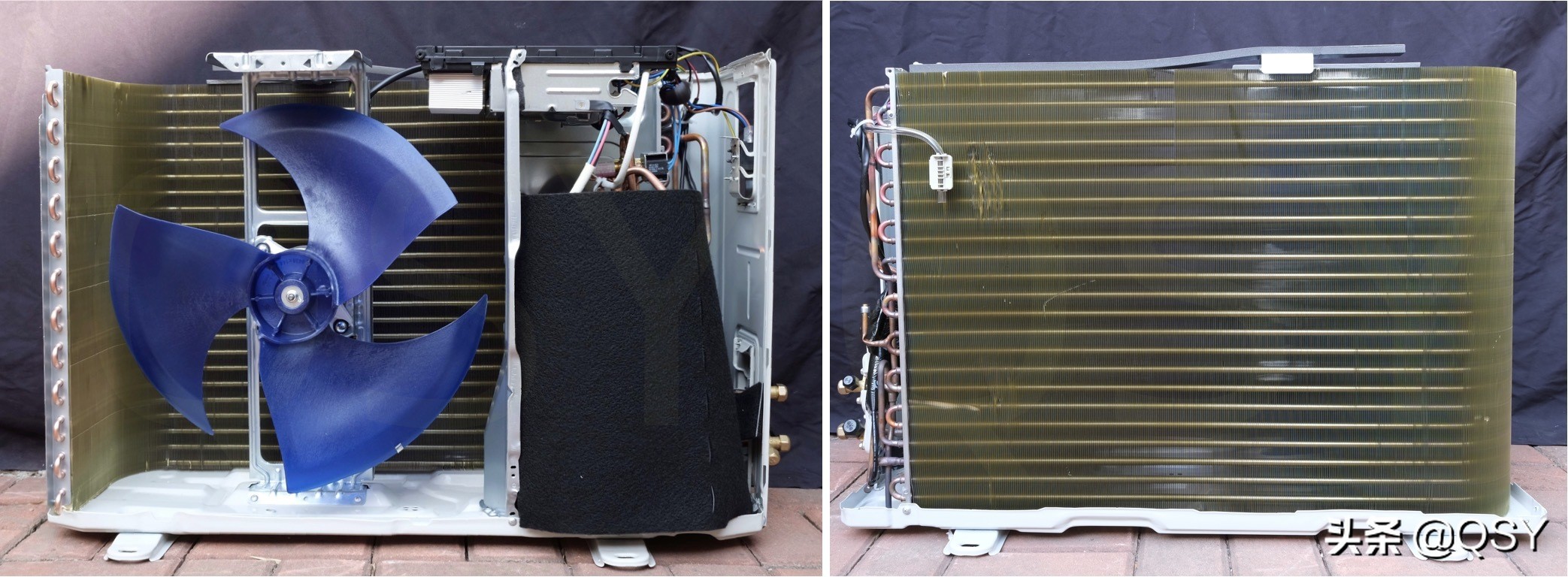 拆华凌空调N8HL11.5匹新一级单排外机带电子膨胀阀