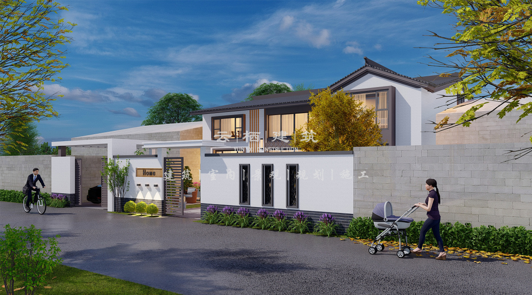 顺义农村二层自建别墅设计报价,北京顺义自建三层独院小别墅