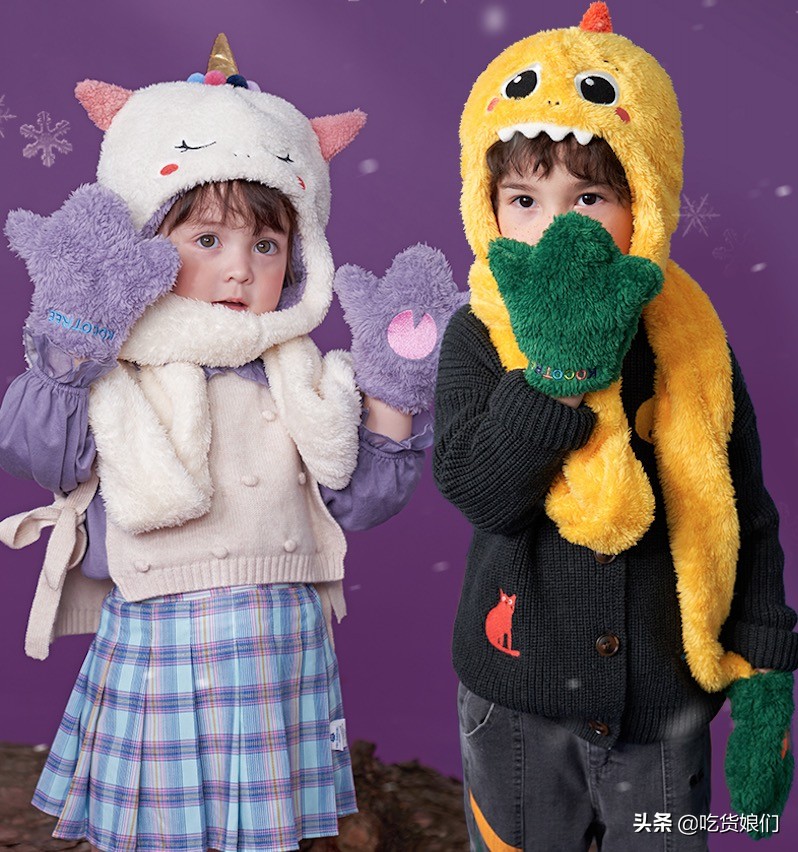 冬季穿搭保暖围巾推荐,冬季新款可爱卖萌围巾