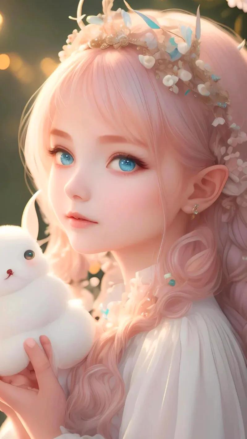 超萌娃娃头像,卡通布娃娃头像可爱呆萌