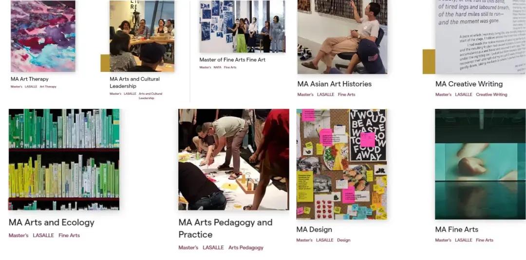 新加坡第一艺术大学,新加坡艺术学院大学排名