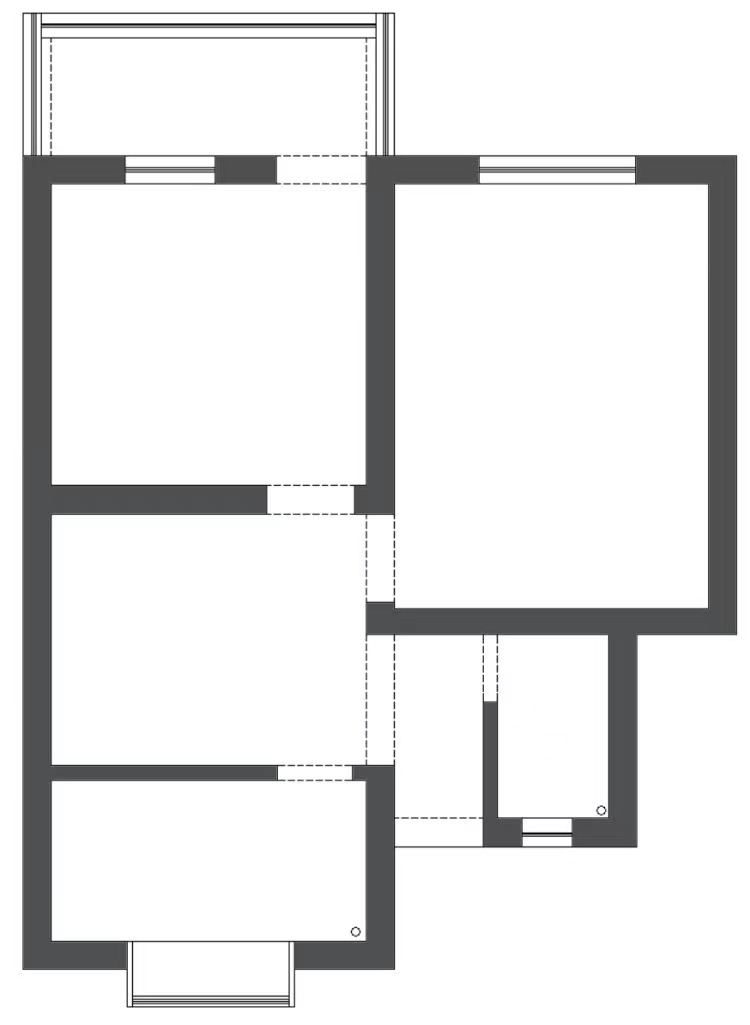 60平纯白极简独居室，原来这么减压