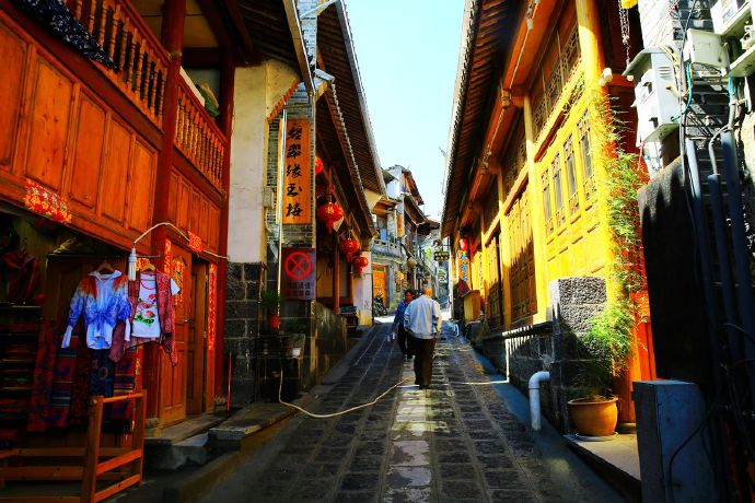 云南和顺古镇,和顺古镇如诗如画的风景