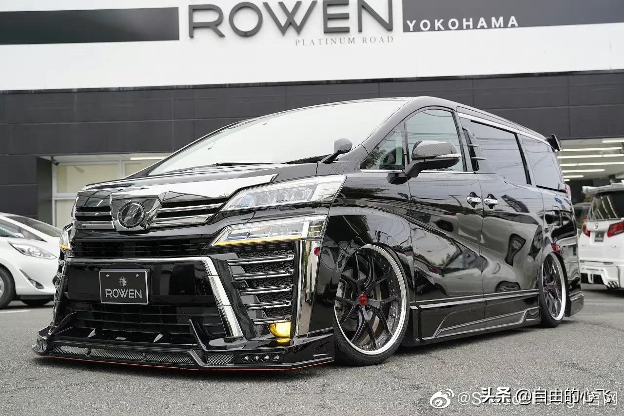 威尔法rowen尾翼,丰田威尔法改装rowen包围