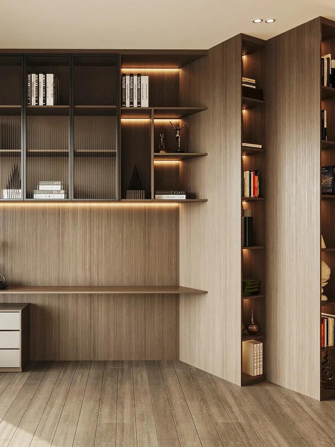 电视柜书桌一体组合,卧室衣柜书桌一体柜