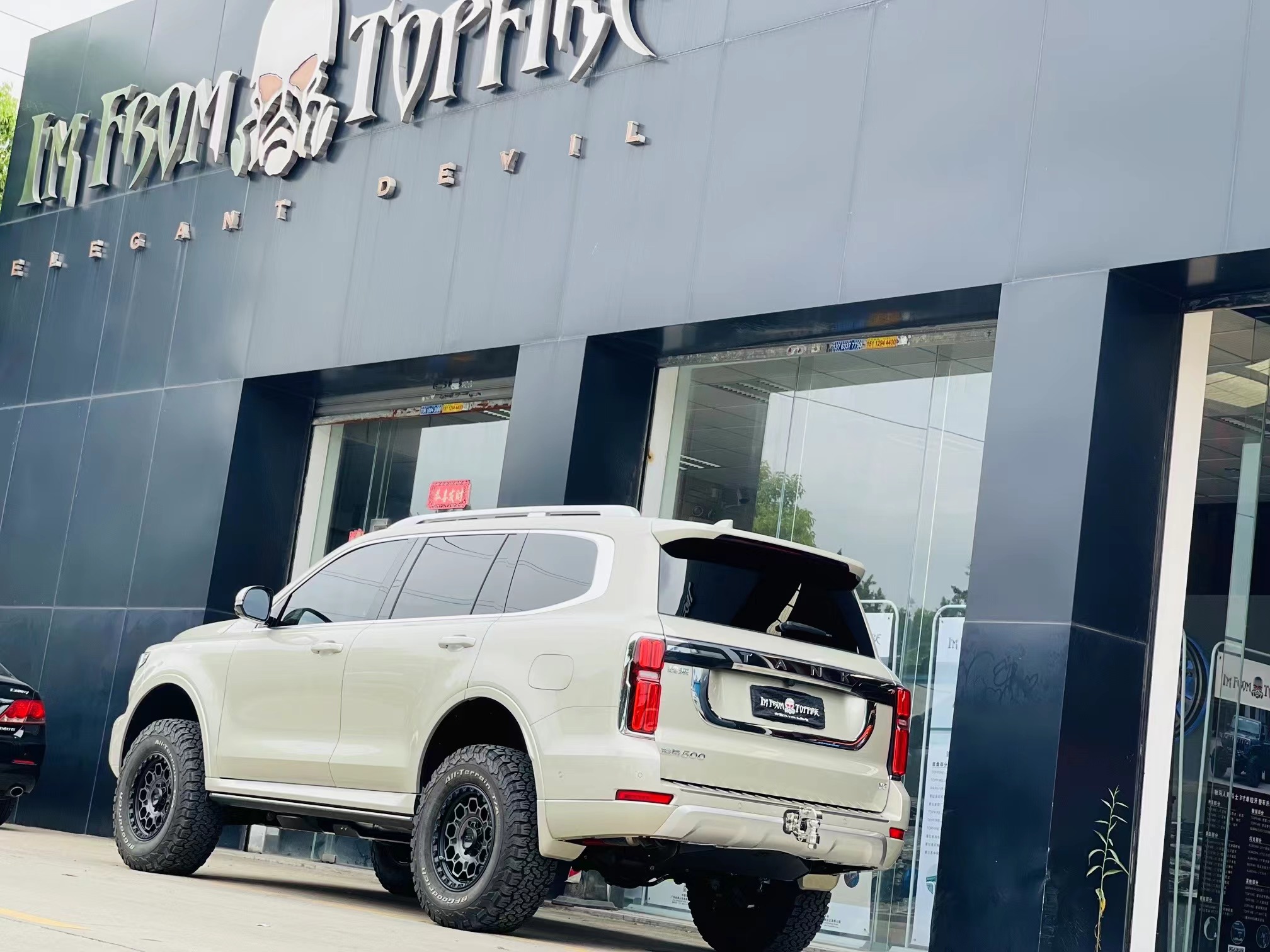 坦克500轮胎19寸跟20寸差别,长城坦克500最新款改装限量版