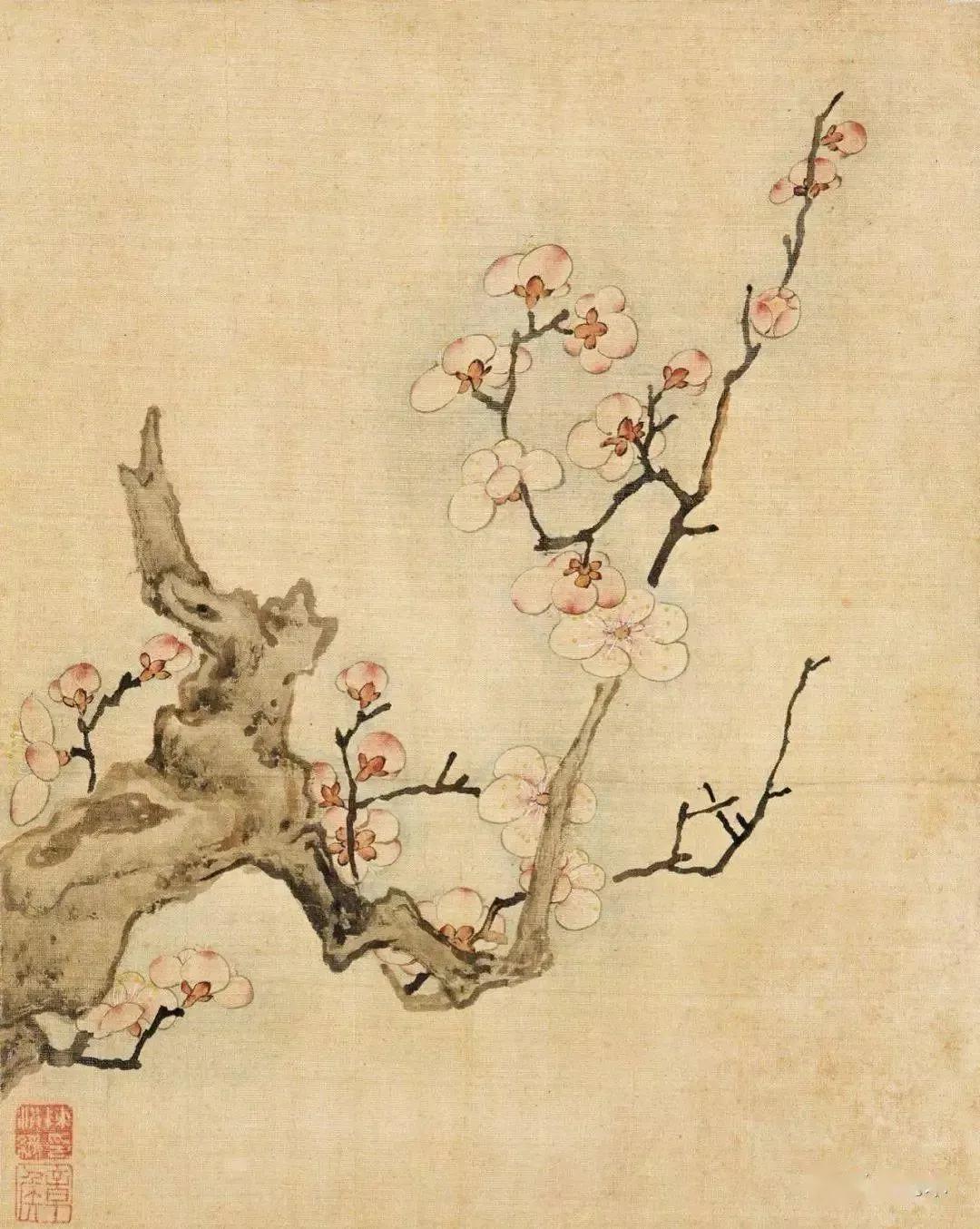 明陈洪绶人物山水花鸟册,陈洪绶明山水高士花鸟册页