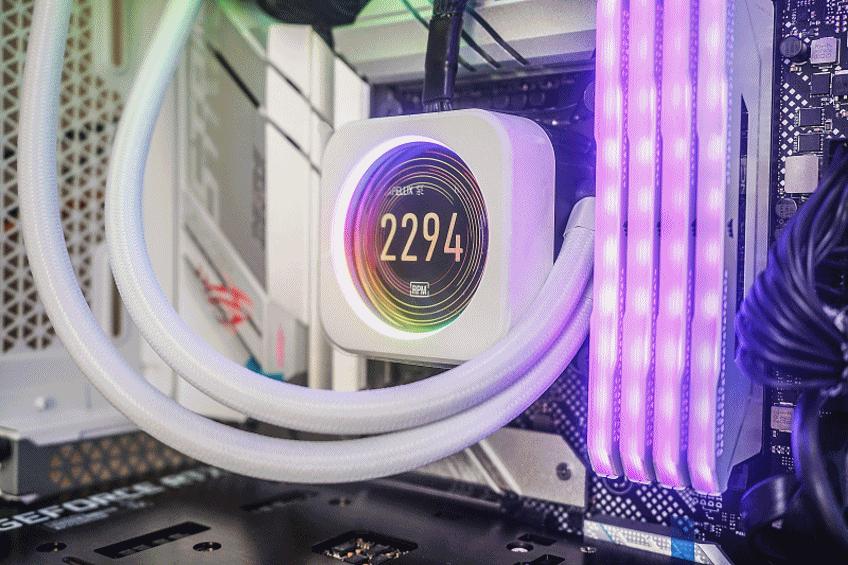 体验海盗船LCD冷头——Z690Hero+TUFGaming3070Ti+迎广515装机记