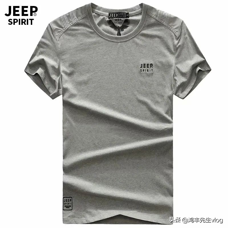 jeep短袖t恤专卖店男装翻领,jeep短袖t恤男纯棉官方正品