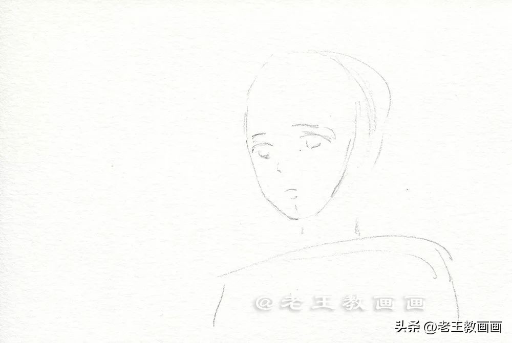 一分钟学会如何画漫画人物,漫画人物零基础入门教程头发