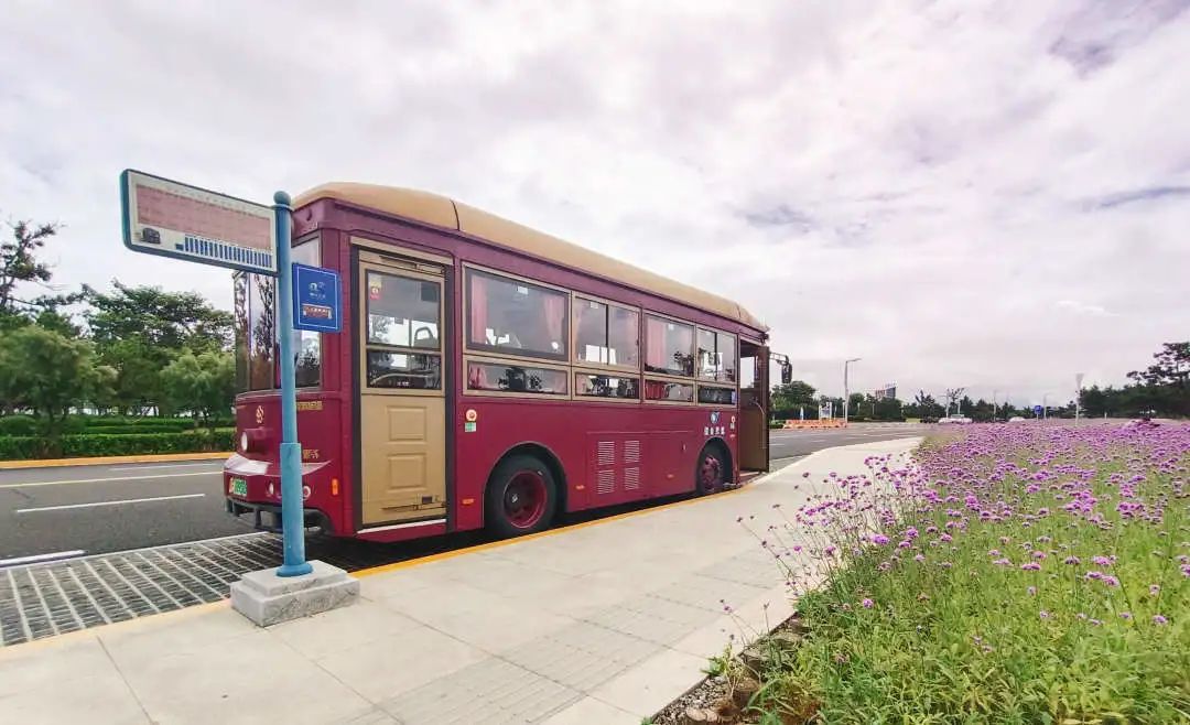 金沙滩铛铛车,烟台开发区金沙滩铛铛车